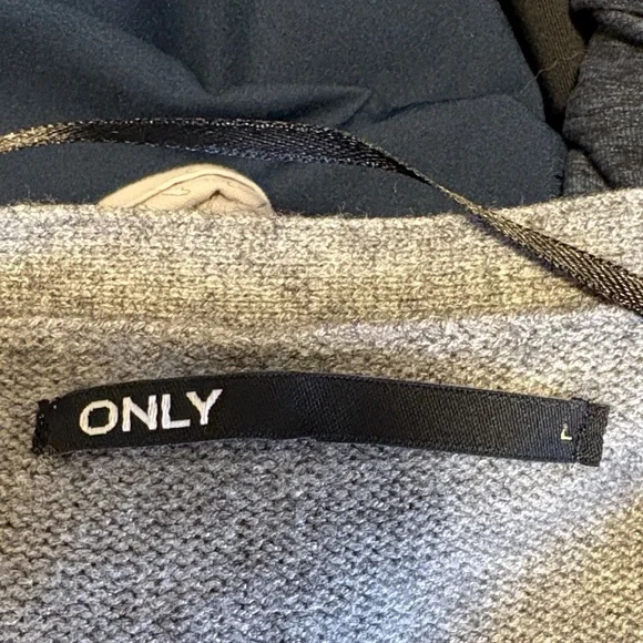 Only Gray Open-Front Cardigan - Picture 3 of 3